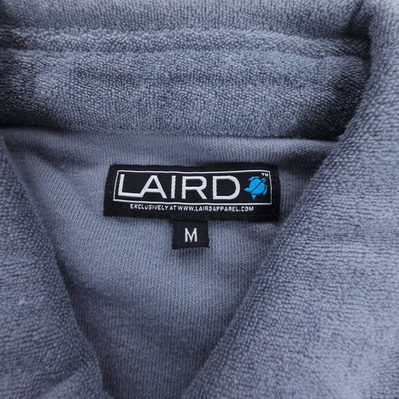 NWT LAIRD French Terry Pool Polo Shirt The Terrapin Blue Tennis Golf Athleisure - Picture 2 of 6